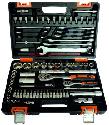 Набор инструментов ВИХРЬ 1/2", 1/4", CrV